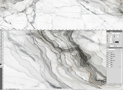 高清爵士白大理石紋中式寧靜致遠(yuǎn)背景墻