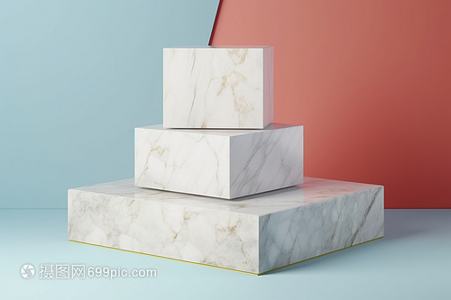 大理石展臺(tái)背景 奢華、永恒與藝術(shù)的完美融合